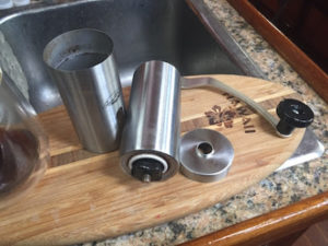Javapresse manual coffee grinder